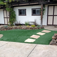 Artificial Grass Installation North El Monte, California Roof Top, Front Yard Landscape Ideas