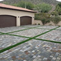 Best Artificial Grass Bostonia, California Roof Top, Front Yard Design