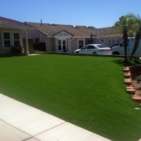 Fake Turf Westlake Village, California Landscape Design, Front Yard Design