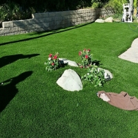 Faux Grass Huntington Beach, California Backyard Playground, Front Yard