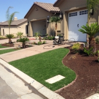 Green Lawn Hidden Hills, California Rooftop, Front Yard Landscape Ideas