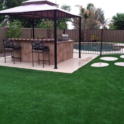 Fake Grass Brea, California Backyard Deck Ideas, Backyard Landscaping