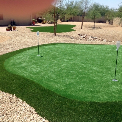 Fake Grass Marina del Rey, California Outdoor Putting Green, Backyard Makeover