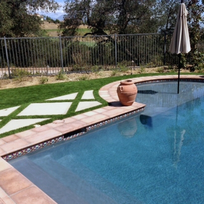 Grass Turf Agua Dulce, California Paver Patio, Swimming Pool Designs