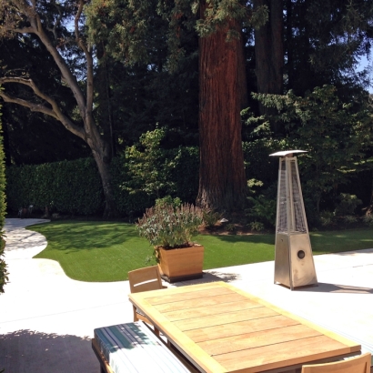 Plastic Grass Monrovia, California Paver Patio, Backyard Garden Ideas