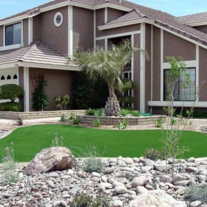 Synthetic Lawn San Joaquin Hills, California Garden Ideas, Small Front Yard Landscaping