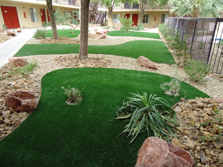 Artificial Grass Installation Hidden Meadows, California Design Ideas, Commercial Landscape