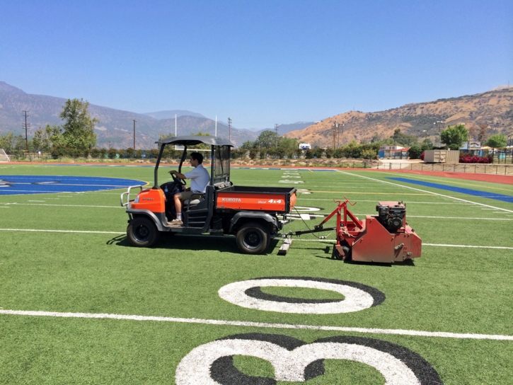 Artificial Turf Burbank, California Red Turf