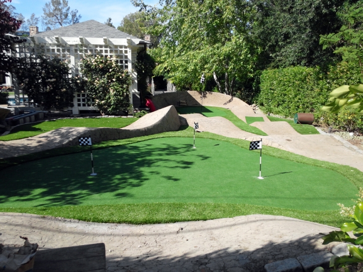 Fake Grass Carpet Del Aire, California Indoor Putting Green, Small Backyard Ideas