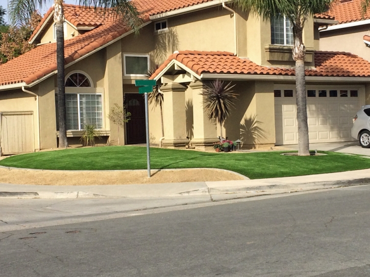 Fake Grass Desert Hot Springs, California Landscape Rock, Front Yard Ideas