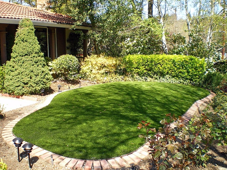 Fake Turf Carpinteria, California Paver Patio, Backyard Garden Ideas