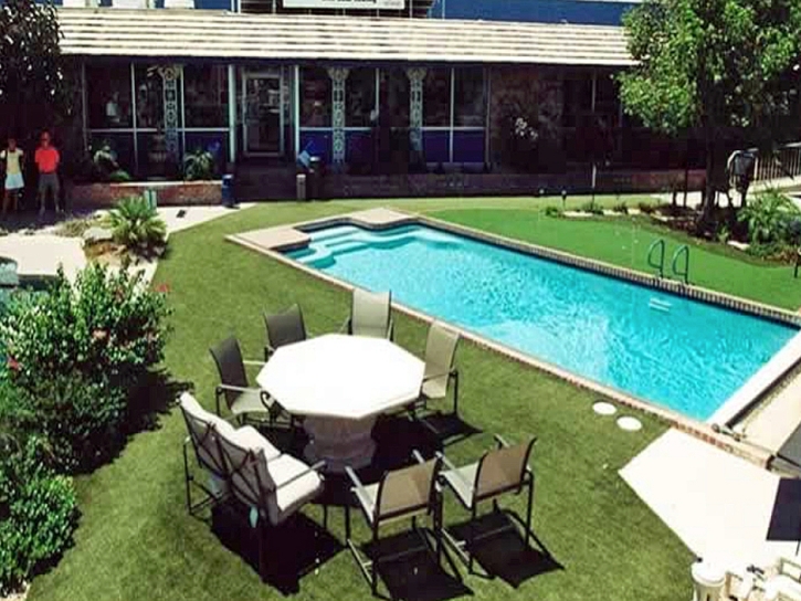 Grass Carpet March Air Force Base, California Backyard Deck Ideas, Pool Designs