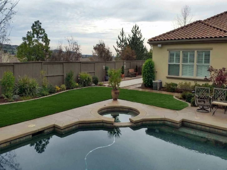 Green Lawn Lemon Grove, California Backyard Playground, Kids Swimming Pools