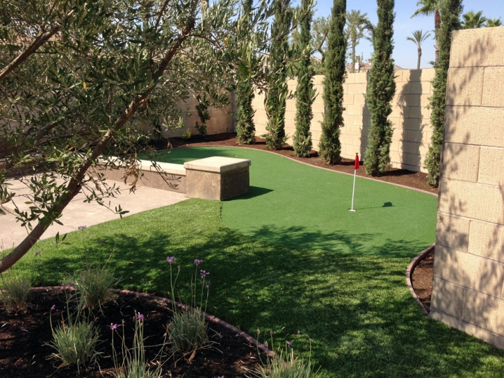 Installing Artificial Grass Tustin, California Backyard Putting Green, Small Backyard Ideas