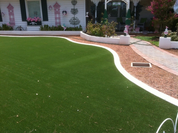 Plastic Grass Villa Park, California Landscape Ideas, Small Front Yard Landscaping