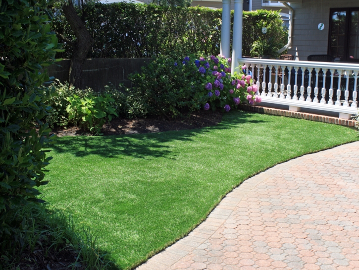 Synthetic Lawn Huntington Park, California Paver Patio, Small Front Yard Landscaping