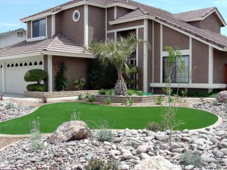 Synthetic Lawn San Joaquin Hills, California Garden Ideas, Small Front Yard Landscaping